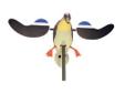 All of the effectiveness of a MOJO Mallard decoy, but in a smaller package! The Baby MOJO is approximately 78% size to scale of the MOJO Mallard and comes with a 6-volt rechargeable battery, charger, and everything you need to hunt! The Baby MOJO has an