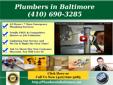 (410) 690-3285 Plumbers in Baltimore
Need your pipes cleaned but not your wallet? Call our full service, immediate response, reliable, affordable plumbers Baltimore that will fix it right the first time for the best prices anywhere in Maryland!
Call now