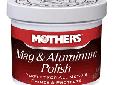 Mag & Aluminum PolishThis is our legendary metal polish. The Mothers secret formula balances a brilliant shine with easy use for aluminum wheels and parts, brass, alloys and accessories. Application is just a matter of a clean cloth and a little elbow
