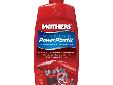 Marine PowerPlasticÂ®91058Size: 8ozDescriptionThe best ""all-in-one"" plastic polish and protectant. It easily cleans and shines a wide variety of hard or flexible plastics and clear vinyls to optimum crystal clarity. Removes light scratches, oxidation,
