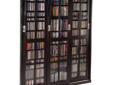 Multimedia Storage Cabinet - Espresso Best Deals !
Multimedia Storage Cabinet - Espresso
Â Best Deals !
Product Details :
Organize and display your CDs, DVDs and Blue Rays with this multimedia storage cabinet. The espresso finish and clear doors with