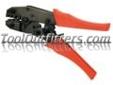 "
SG Tool Aid 18930 SGT18930 Ratcheting Terminal Crimper for Weatherpack Terminals
Features and Benefits:
For most Weather pack terminals and non insulated open barrel connectors 22-10 AWG
Ensures a perfect crimp every time
Made with a steel frame with