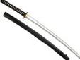 "
CAS Hanwei SH6003LGF Musashi XL Light Katana
Mounted in black, the Musashi Elite is faithful to the original down to the famous double-ring iron tsubas. The tsuka-ito is in leather over ray skin. The blades are hand-forged in high-carbon steel, with new