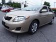 2010 Toyota Corolla
Call Today! (410) 775-5360
Year
2010
Make
Toyota
Model
Corolla
Mileage
20654
Body Style
4dr Car
Transmission
Automatic
Engine
Gas I4 1.8L/110
Exterior Color
Sand
Interior Color
VIN
2T1BU4EE9AC287614
Stock #
56456A
Features
Front Wheel