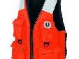 4-Pocket Flotation Vest::MV3128 T2The Flotation Vest for those on the MoveSize:SmallColor:OrangeFeaturesD-Rings provided for lanyard attachmentsShort Waisted for use with sidearmsSOLAS reflective tapeFour pockets wit full Velcroâ¢ closuresTug-TiteÂ®