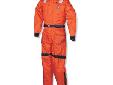 Deluxe Anti-Exposure Coverall & Worksuit :: MS2175The best protection and comfortSize:SmallColor:OrangeCompletely insulated with Mustang Airsoftâ¢ foam to deliver an immersed clo value of 0.420, the MS2175 deluxe suit delivers significantly more