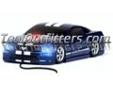 "
Four Door Media RM-08FDMGBWW FDMRM08FDMGBWW Mustang GT (Blue with White Stripes) - Wired Mouse
Features and Benefits:
Accurate 800 DPI Optical Mouse
Built in automatic timer shut off
Unique 17 Digit V.I.N. number
On/Off switch for LED Headlights