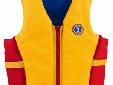 Youth Vest::MV3170Color:Gold / RedSize:Weight: 50-90 lbChest: 24"-29"Built to Outlast the Greatest ChallengesWhether you are a waterskier, recreational boater or just playing near the water, Mustang Survival's line of vests was designed to survive both