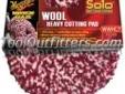 "
Meguiars WWHC7 MEGWWHC7 Soloâ¢ One Liquid System Wool Heavy Cutting Pad
Features and Benefits
100% wool, 1" twisted fiber for faster cutting
Effective removal of sanding marks and defects
Color coded buffing pad, burgundy for heavy cutting
Flat pad
