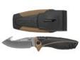 "
Gerber Blades 31-001160 Myth Series Gut Hook, Sheath, Blister Pack
This quiet, lightweight Folding Sheath Knife is built with an aggressive handle design and gut hook, high carbon stainless steel blade. The Mythâ¢ Folding Sheath Knife's comfortable soft