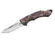 "
Buck Knives 283CMS18 Nano Bantam Realtree Xtra Camo
Now available in RealtreeÂ® Xtra camo! With a modern take on the classic lockback design, this knife has contoured handle for easy handling and fits perfectly on a key chain.
Made in the USA of USA and