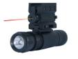 Red Laser Sight w/Weaver MountSpecifications:- All Aluminum construction- Flashlight: 3 Watt/65 Lumens (same as ATFLB)- 635-655nm Red Laser Beam (same as APRLS)- Specially designed Weaver style mount holds both Flashlight and Laser with quick detach