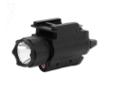Red Laser Sight/3W Light Combo Specifications:- Fully integrated flashlight and laser combination- Aluminum and Reinforced Nylon construction - Ambidextrous momentary or constant-on switch- Specifically designed rear switch controls laser only, flash