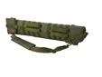 Tactical Shotgun Scabbard/Green- Webbing on both side with four detachable PALS straps for ambidextrous usage.- Four D-ring locations for attaching the padded shoulder sling to for multiple carry options or preferences.- Removable retention strap with