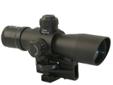 1.25-4x32 Compact Red/Green Illuminated Rangefinder AR15 MountFeatures: - Open Target Turrets- Fully Multi Coated Lenses- Built in sunshade- Quick focus eyepiece- Bullet drop compensator calibrated for 223 REM cartridge with a 55 grain bullet- Reticle