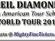 Neil Diamond 2015 World Tour Concert in Austin, TX
Concert Tickets for the Frank Erwin Center in Austin on April 19, 2015
Neil Diamond will be performing a concert in Austin, Texas. The Neil Diamond concert in Austin will be staged at the Frank Erwin