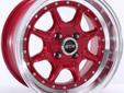 BRAND NEW STR RACING 503 WHEELS/RIMS RED WITH A POLISHED 3 INCH LIP 15X8 +10MM OFFSET FOR THAT DEEP DISH LOOK  4 LUG CARS INCLUDE: * Honda Accord 1982-1989 - All Models * Honda Civic 1980-2005 - All 4 Lug Models * Honda CRX 1982-1991 - All Models * Honda