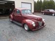 1940 Ford DELUXE COUPE HEMI
$47500
Additional Photos
Vehicle Description
1940 FORD COUPE, ALL STEEL WITH OLD SCHOOL 392 HEMI WITH SINGLE CARB AND INTAKE, TORQUE FLITE AUTOMATIC, TILT COLUMN, ALL NEW GAUGES IN STOCK LOCATION, JUST OUT OF RESTORATION SHOP,