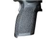Peel and stick to grip surfaceMay be removed and reapplied, will not harm handgun surfaceWill not hold moistureResistant to solvents and oils1/40th of an inch thick for sandpaper/grit type texture1/32nd of an inch thick for rubber type textureManufacturer