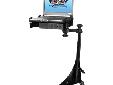 No-Drill Laptop Mount for the Chevrolet Express Van & GMC Savana VanCompatible Vehicles:GMC Savana Van (1998-2013)Chevrolet Express Van (1998-2013) This No-Drill Laptop Stand System installs quickly and easily into the specified vehicles using the