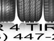 New tires, Low prices
Brand Name Tires We sell ALL brand name tires. All season, off road, mud, and terrain tires are also available. We offer low profile unique sizes in:17" 18" 19", 20" , 22" , 24" , 26", 28", and 30". Low Priced Tires Available and