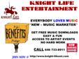 Everybody Love Music. Knight Life Entertainment Pays You! Start Today. Easy & Fun. No Hard Work.