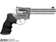 New in box stainless steel Ruger GP100 357 Magnum with a 6 inch barrel. It has not been fired other than test at the factory. Comes with Hogue grips, box, etc. $800.
Source: