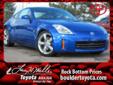 Larry H Miller Toyota Boulder
2465 48th Court, Boulder, Colorado 80301 -- 303-996-1673
2006 Nissan 350Z Touring Pre-Owned
303-996-1673
Price: $17,488
FREE CarFax report is available!
Click Here to View All Photos (29)
FREE CarFax report is available!