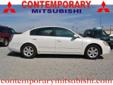 2003 Nissan Altima 2.5 S $3,970
Contemporary Mitsubishi
3427 Skyland Blvd East
Tuscaloosa, AL 35405
(205)345-1935
Retail Price: Call for price
OUR PRICE: $3,970
Stock: 63999
VIN: 1N4AL11D73C263999
Body Style: 2.5 S 4dr Sedan
Mileage: 0
Engine: 4 Cylinder