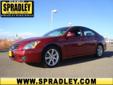 Spradley Auto Network
2828 Hwy 50 West, Â  Pueblo, CO, US -81008Â  -- 888-906-3064
2008 Nissan Maxima 3.5 SE
Call For Price
CALL NOW!! To take advantage of special internet pricing. 
888-906-3064
About Us:
Â 
Spradley Barickman Auto network is a locally,
