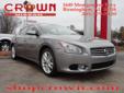 Crown Nissan
Have a question about this vehicle?
Call Kent Smith on 205-588-0658
Click Here to View All Photos (12)
2009 Nissan MAXIMA Pre-Owned
Price: Call for Price
Mileage: 54018
Condition: Used
Year: 2009
Make: Nissan
Transmission: Automatic
Exterior