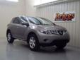 Briggs Buick GMC
2312 Stag Hill Road, Manhattan, Kansas 66502 -- 800-768-6707
2010 Nissan Murano S Sport Utility 4D Pre-Owned
800-768-6707
Price: Call for Price
Description:
Â 
CVT and AWD. Success starts with Briggs Nissan! Wow! Where do I start?! Are you