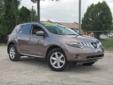 2009 Nissan Murano SL $15,950
Leith Chrysler Dodge Jeep Ram
11220 US Hwy 15-501
Aberdeen, NC 28315
(910)944-7115
Retail Price: Call for price
OUR PRICE: $15,950
Stock: D2813B1
VIN: JN8AZ18W99W111721
Body Style: SUV AWD
Mileage: 75,653
Engine: 6 Cyl. 3.5L