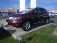 Wills Toyota
236 Shoshone St W, Twin Falls, Idaho 83301 -- 888-250-4089
2010 Nissan Murano SL Pre-Owned
888-250-4089
Price: $24,980
All Vehicles Pass a Multi-Point Inspection!
Click Here to View All Photos (8)
Call for a free Carfax Report!
Description: