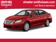 2014 Nissan Sentra SV $17,046
Streater-Smith
443 I-45 SOUTH
Conroe, TX 77301
(936)523-2321
Retail Price: $18,735
OUR PRICE: $17,046
Stock: 18186
VIN: 3N1AB7AP7EY320984
Body Style: Sedan
Mileage: 0
Engine: 4 Cyl. 1.8L
Transmission: CVT
Ext. Color: Red
Int.