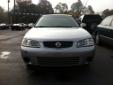 2003 Nissan Sentra XE Silver with Grey Cloth Interior
Power Windows and Locks, Power Mirrors, Aftermarket AM/FM Stereo CD and Tilt
This ECONOMICAL GAS SAVER is ready to SAVE YOU MONEY!!!
It runs EXCELLENT and needs only for you to drive it away!!