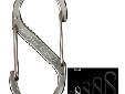 S-Biner - Stainless SteelSize #2 dimensions: 2" x .88" - Weight Rating: 10lbAll the Usefulness of a Single-Gated Carabiner...Times Two! Our unique, two-in-one S-Biner offers functionality for a nearly endless variety of uses.Made of high quality,