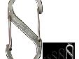 S-Biner - Stainless SteelSize #5 dimensions: 4.38" x 1.94" - Weight Rating: 100lbAll the Usefulness of a Single-Gated Carabiner...Times Two! Our unique, two-in-one S-Biner offers functionality for a nearly endless variety of uses.Made of high quality,