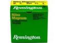 "
Remington NM126 Nitro 12ga 3"" 6sh 1 5/8 oz /25
Remington NM126 is the original buffered magnum shotshells from Remington. The shot charge is packed with a generous amount of shock absorbing polymer buffering and surrounded by the patented power piston