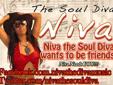 BECOME FRIENDS WITH R&B SOUL SENSATION NIVA THE SOUL DIVA
Niva the Soul Diva is one of the Hottest Indie R&B Urban music artists in America.
Niva wants to be friends and get your support.
Connect with Niva the Soul Diva on twitter at