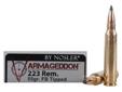 Nosler 65145 Varmageddon is specifically designed to be the end of the world for any varmint in its path. Available with either a hollow point or polymer tip, this flat based bullet design delivers high velocities and extreme terminal performance on