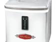ï»¿ï»¿ï»¿
Nostalgia Electrics RIC-100WHT Retro Series Automatic Ice Maker, White
Â 
More Pictures
Click Here For Lastest Price !
Product Description
This stylish, portable ice maker has the look of classic diners of the 1950s. Designed for counter top use to