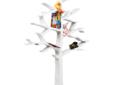 True love for reading takes root with the Tree Bookcase. Nature-imbued shelves inspire imagination and fancy; you and your children will love selecting from Tree Bookcase's cheery branches. Safely arrange over 100 books on its stable shelves. The Tree