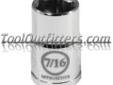 "
Mountain MTN1057/16 MTN1057/16 3/8"" Drive 7/16"" 6 Point Socket
Features and Benefits:
All Mountainâ¢ Sockets are High Polished Chrome and made of the highest quality Chrome Vanadium Steel
Laser Etched with high visibility markings with the part number