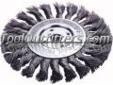 "
Firepower 1423-2120 FPW1423-2120 Knotted Wheel Brush, 6"" Diameter
"Price: $26.39
Source: http://www.tooloutfitters.com/knotted-wheel-brush-6-diameter.html