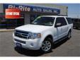 Bi-Rite Auto Sales
Midland, TX
432-697-2678
2010 FORD Expedition EL 2WD 4dr XLT
With the safety rating of this vehicle, I would not hesitate to put my family in it for a road trip. Luxurious interior that's comfortable and convenient with nice access and