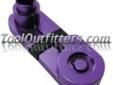 "
Assenmacher 8021 ASS8021 Oil Cooler Liner Remover Tool
Features and Benefits:
Used to disconnect transmission oil cooler lines
Purple anodized aluminum construction
Quick line removal
Will clear the flare and disconnect the new style clips
Applications:
