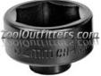 "
K Tool International KTI-73618 KTI73618 OIl Filter Cap Socket 32mm
Features and Benefits:
Designed to handle a variety of applications, oil filter cap socket is rugged, laser marked and works even in confined areas
Use to remove housings with cartridge