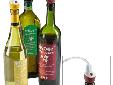 Wine & Olive Oil FreshkeeperÂ®This colorful trio of Wine & Olive Oil FreshkeeperÂ® will keep your beloved wine, olive oil, and vinegars fresh and fragrant through its airtight seal. Foodies and oenophiles rejoice! Features:Comes as a set of 33-pack