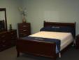 Shiloh Cherry Finish Sleigh Bedroom Set
Â Standard Set includes: Sleigh Bed, Dresser, Mirror, Chest and Night Stand
Â Queen Sleigh 5PC List Price $1159......... NOW $495
Â Twin Sleigh 5PC List Price $1119........... NOW $495
Â Available by the piece (frame